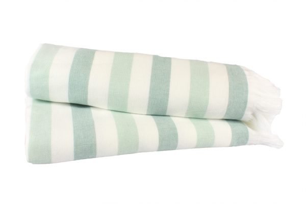 купить Пляжное полотенце STRIPE 70x140см зеленое Турция (IZ-8698499315648)