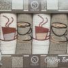 купить Набор кухонных полотенец Nilteks Coffee Time V02 6 шт Серый фото