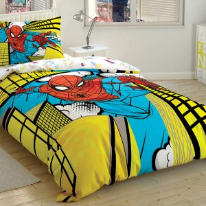 купить Детское постельное белье TAC Spiderman Exciting Jump Желтый фото