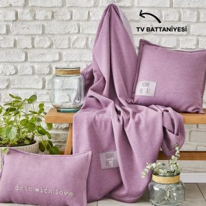 купить Плед Karaca Home - Softy Comfort lila Лиловый фото
